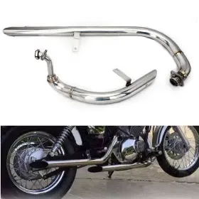 Em-yam001-sil-efar-0419 Tarazon Exhaust System Pipes Muffler Silencers For Yamaha V Star Virago 250 Xv250 88-23