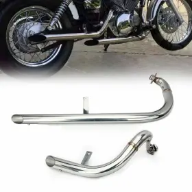 Em-yam001-sil-sd-0123 Tarazon Exhaust Pipes Muffler With Silencer For Yamaha V-star Virago 250 Xv250 1988-2023