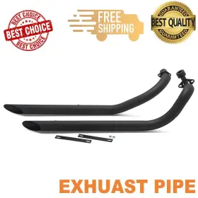Em-yam005-sil-0310 Tarazon Exhaust Muffler Pipes Matte Silencer For Yamaha V Star Dragstar Xvs 650 Xvs400
