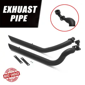 Em-yam005-sil-aup Tarazon Exhaust Muffler Pipes Matte Silencer For Yamaha V Star Dragstar Xvs 650 Xvs400