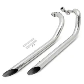 Tarazon Em-yam005-sil-golf1 Exhaust Pipe Full Silencer For Yamaha Vstar Dragstar 650 Xvs650 Custom Classic