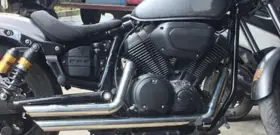 Em-yam008-sil Tarazon #biky0425 Stainless Steel Exhaust Pipes For Yamaha Bolt Xvs950 Xv950 C R 2010-2018 Polish
