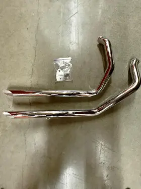 Texan Bikes Tb60-213 40 Inch Long Chrome 1-3/4 Drag Pipes For Harley Xl Evo Sportster 1986-2003