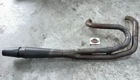 Thunderheader 1039b 06-17 Harley Dyna Black 2 Into 1 2-1 Exhaust Pipe Header System
