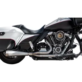 Trask Performance Tm-5011 Assault 2 1 Exhaust - Full Stainless Kickout Ft17-ft20 Touring