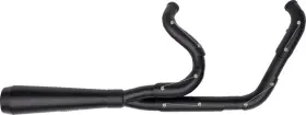 Tm-5040bkbk Trask Assault 2 1 Exhaust System Black #tm-5040bkbk Harley Davidson