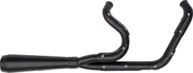 Tm-5053bkbk Trask Assault 2-1 Black Exhaust System Fits 2018-2024 Harley Softail Flhc Fxlrst