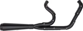 Trask Tm-5054bkbk Assault 2 1 Exhaust System Black #tm-5054bkbk Harley Davidson