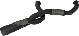 Tm-5110bk Trask Big Sexy 2-into-1 Full Exhaust System Black #tm-5110bk Harley Davidson