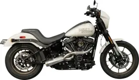 Tm-5130 Trask 2-into-1 Big Sexy Full Exhaust System Raw #tm-5130 Harley Davidson Softail