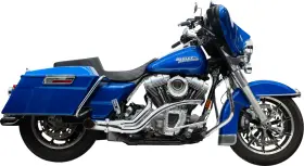 Tm-5745ch Trask Bmf 2-1 Chrome Exhaust System Fits 1999-2016 Harley Touring