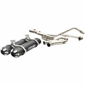 Tr-4112d-bk Trinity Racing Stage 4 Dual Exhaust System - Black Muffler
