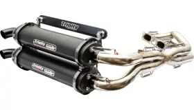 Trinity Racing Tr-4119d-c2 Stage 5 Dual Exhaust System - Cerakote Black