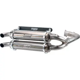 Trinity Racing Tr-4153d-ss Stage 5 Full Exhaust System - Stainless Steel Natura