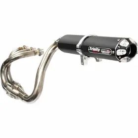 Tr-4155f-bk Trinity Racing Stage 5 Exhaust System - Black Muffler