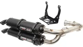Trinity Racing Tr-4161d-c2 Stage 5 Dual Exhaust System - Brushed