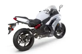 005-3180106v-b Two Brothers Racing M2 Black Full 2 1 Exhaust System Alu Fits Kawasaki Ninja 650r 12-16