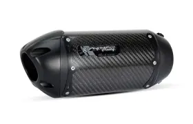 005-4630105-s1b Two Brothers Racing 17-2025 Ninja 650 / Z650 Carbon Fiber Full Exhaust System - Black