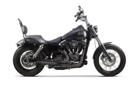 005-4690199-b Two Brothers Racing Gen Ii Megaphone 2-into-1 Full Exhaust Black Stainless 005-4690199b