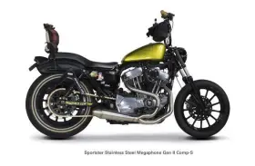 005-4700199 Two Brothers Racing Gen Ii Megaphone 2-into-1 Full Exhaust Bushed Stainless