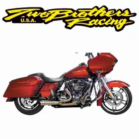 06bx Two Brothers Racing Mn/06bx 2-into-1 Gen-ii Exhaust Systems For 2006 Harley Davidson Flhxi Gv