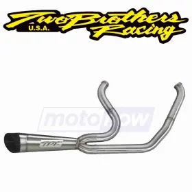 6r3j Two Brothers Racing Mn/6r3j 2-into-1 Turnout Exhaust For 2007-2014 Harley Davidson Fxdc Uw