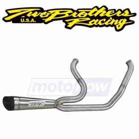 9xk0 Two Brothers Racing Mn/9xk0 2-into-1 Turnout Exhaust For 2008-2017 Harley Davidson Fxdf Fat Wp