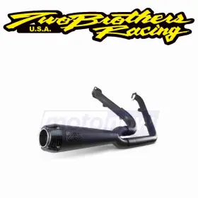 Fpf2 Two Brothers Racing Mn/fpf2 Comp-s Full System For 2007-2014 Harley Davidson Fxdc Super Nm