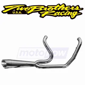 Wzm6 Two Brothers Racing Mn/wzm6 2-into-1 Turnout Exhaust For 2018-2020 Harley Davidson Fxlr Low Dy