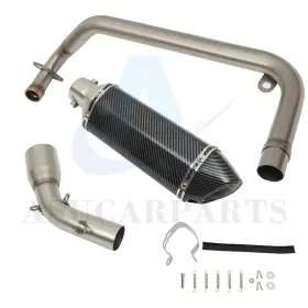 Ult166834153 Ultimate Full Exhaust System High Pipe Tip Muffler For Honda Grom Msx125 2013 2014 2015