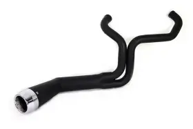 29-0024 V-twin Flt Offset Megaphone 2 1 1-3/4 Exhaust Black Chrome Tip 06-16