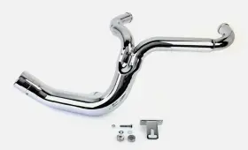 29-0030 V-twin Chrome 2 - 1 Lake Style Exhaust For 95-06 Harley Flt Touring