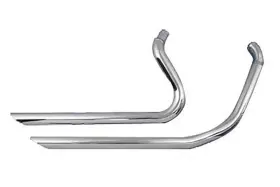 30-0552 V-twin Manufacturing Wyatt Gatling Exhaust Drag Pipe Set Down Slash Shorty