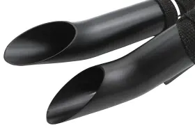 V-twin Manufacturing 30-2209 2 Inch Big Growl Short Shots Black Pipes Harley 84-15 Softail 86-15 Touring