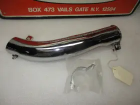 65728-66 V-twin Manufacturing New Harley Davidson Exhaust Front Heat Shield Xlh Sportster Ironhead 58-76