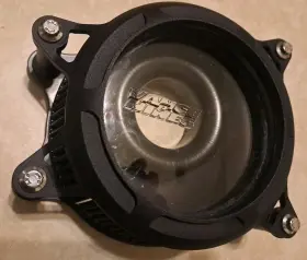 41073 Vance And Hines Vo2 Insight Air Cleaner - Black Wrinkle New