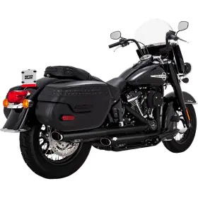 46379 Vance And Hines Twin Slash Slip-on Mufflers - Pcx Black