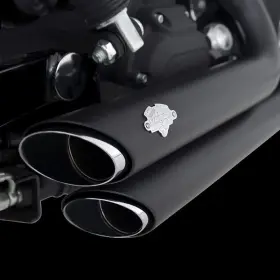 47317 Vance And Hines Hd Dyna 06-11 Shortshots Staggered Exhaust System