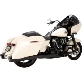 47960 Vance And Hines Razorback 450 Slip-on Mufflers - Black M8 Bagger