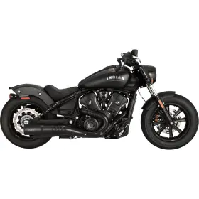 48627 Vance And Hines Hi-output Slip-on Muffler - Black For Indian Scout