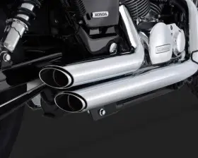 Vance And Hines 4n7pcyjtt3 Shortshots Staggered Exhaust Chrome Honda Shadow Aero 750 2004-09