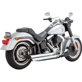 123205 Vance & Hines And Big Shots Staggered Chrome Exhaust System 17959
