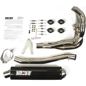 Vance & Hines 15659 And Ss2-r Carbon Fiber Complete Exhaust System For Yamaha Yzf600