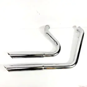 17217 Vance & Hines And Shortshots Staggered Exhaust Pipes Harley 06-11 Dyna Used 17217 Vance & Hines And Shortshots Staggered Exhaust Pipes Harley 06-11 Dyna Used
