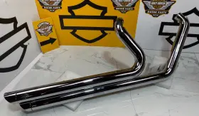 47145 Vance & Hines 17339 And Big Shots Staggered Exhaust Kit For 86-17 Harley Davidson Softail
