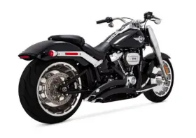 1800-2566 Vance & Hines And Hd Ftby/brkout 18-22 Br 2-2 Black Pcx Full System Exhaust