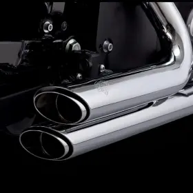 1800-2594 Vance & Hines And Hd 18-22 Fatboy/blackout Shortshots Staggered Pcx Full System Exha