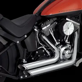 1800-2597 Vance & Hines And 12-17 Harley-davidson Softail Shortshots Staggered Pcx Full System