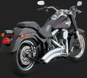 Hd-81 Vance & Hines 26051 Harley Davidson Softail Super Radius 2 Into Exhaust And