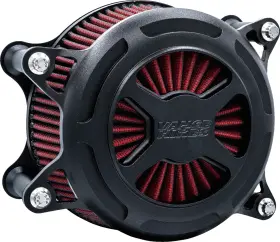 41101 Vance & Hines And Fits Vo2 X Air Intake Kit - Black Wrinkle